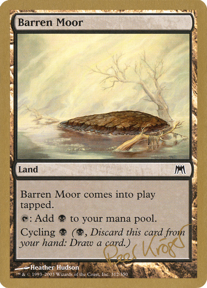 Barren Moor (Peer Kroger) [World Championship Decks 2003] | Exor Games New Glasgow