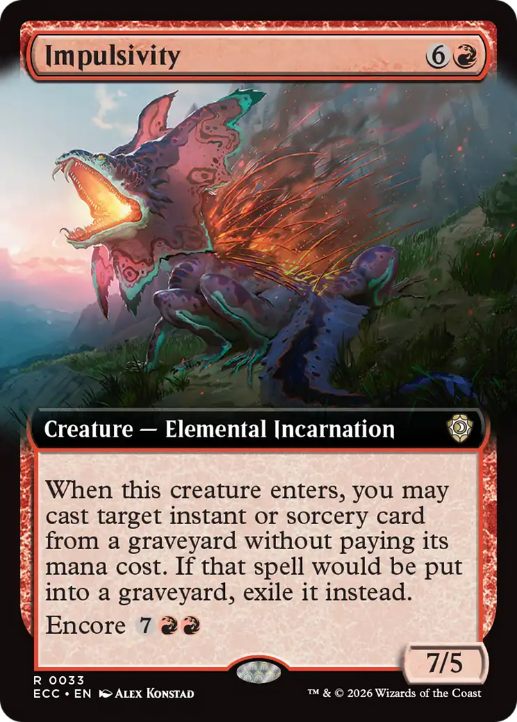 Impulsivity (Extended Art) [Lorwyn Eclipsed Commander] | Exor Games New Glasgow