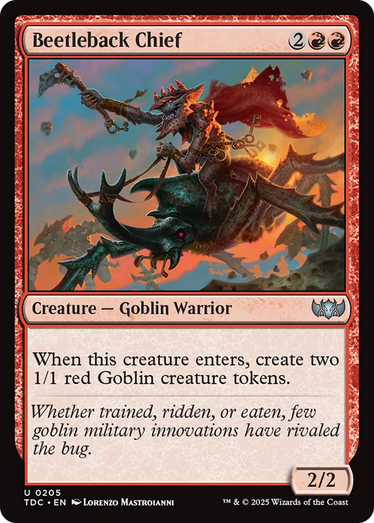 Beetleback Chief [Tarkir: Dragonstorm Commander] | Exor Games New Glasgow