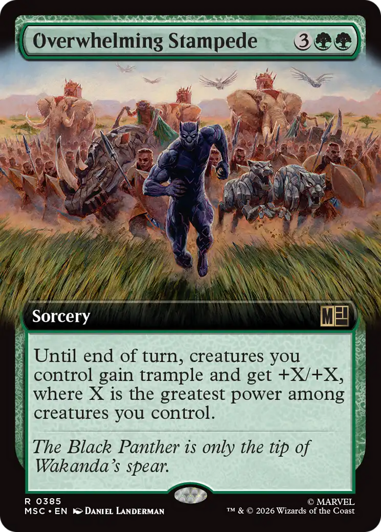 Overwhelming Stampede (Extended Art) [Marvel Super Heroes Commander] | Exor Games New Glasgow