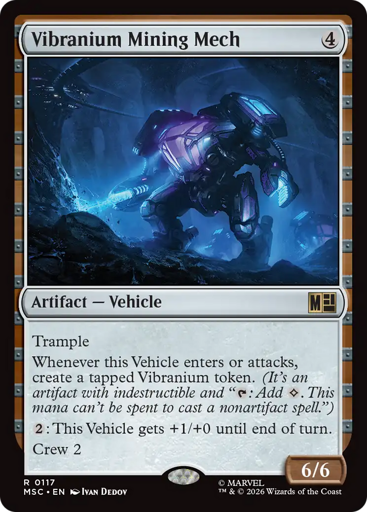 Vibranium Mining Mech (Surge Foil) [Marvel Super Heroes Commander] | Exor Games New Glasgow
