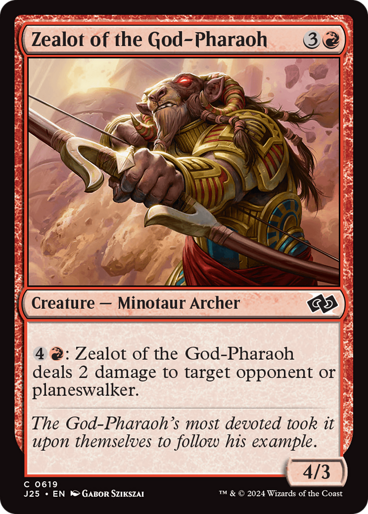 Zealot of the God-Pharaoh [Foundations Jumpstart] | Exor Games New Glasgow