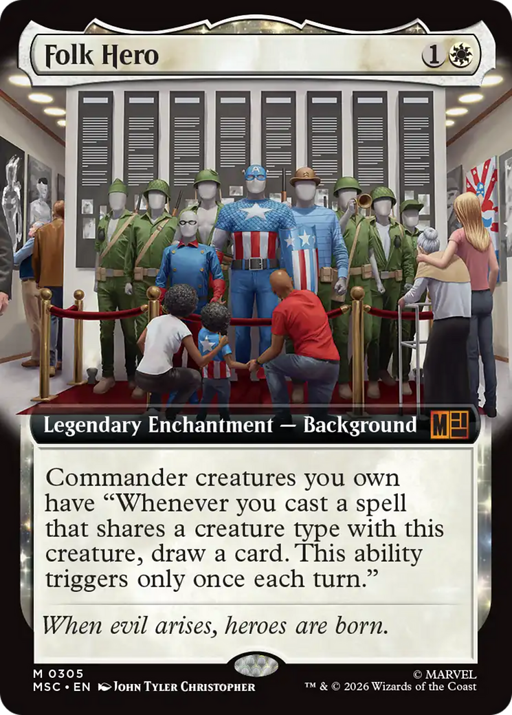 Folk Hero (Extended Art) [Marvel Super Heroes Commander] | Exor Games New Glasgow