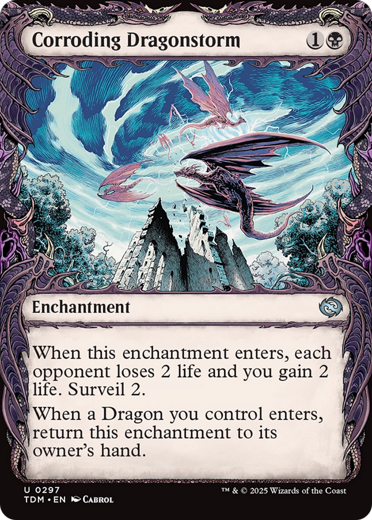 Corroding Dragonstorm (Showcase) [Tarkir: Dragonstorm] | Exor Games New Glasgow