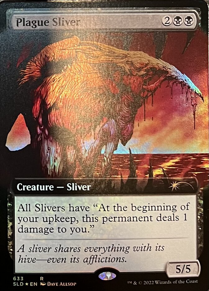 Plague Sliver (Extended Art) [Secret Lair Drop Promos] | Exor Games New Glasgow