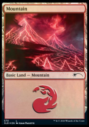 Mountain (Lightning) (570) [Secret Lair Drop Promos] | Exor Games New Glasgow