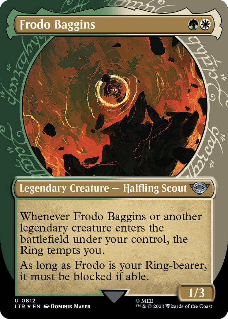 Frodo Baggins (Showcase) (Surge Foil) [The Lord of the Rings: Tales of Middle-Earth] | Exor Games New Glasgow