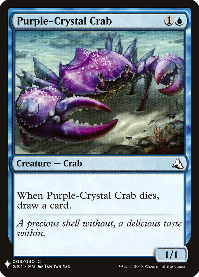 Purple-Crystal Crab [Mystery Booster] | Exor Games New Glasgow