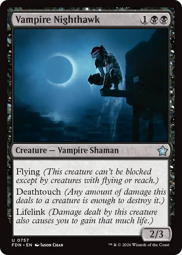 Vampire Nighthawk (0757) [Foundations] | Exor Games New Glasgow