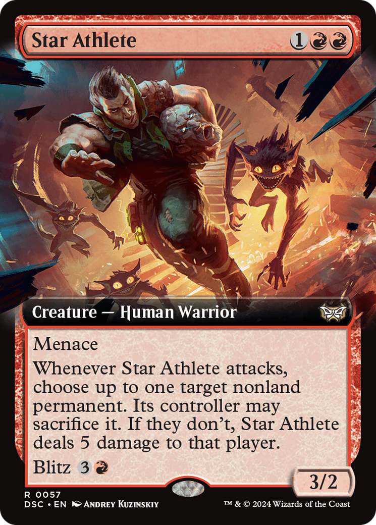 Star Athlete (Extended Art) [Duskmourn: House of Horror Commander] | Exor Games New Glasgow