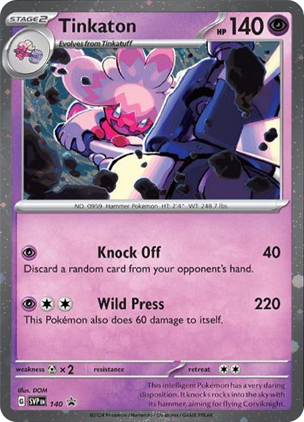 Tinkaton (SVP140) (Cosmos Holo) [SV: Scarlet & Violet Promo Cards] | Exor Games New Glasgow