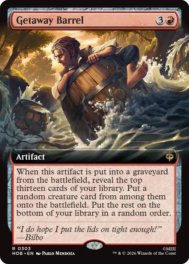 Getaway Barrel (Extended Art) [The Hobbit] | Exor Games New Glasgow