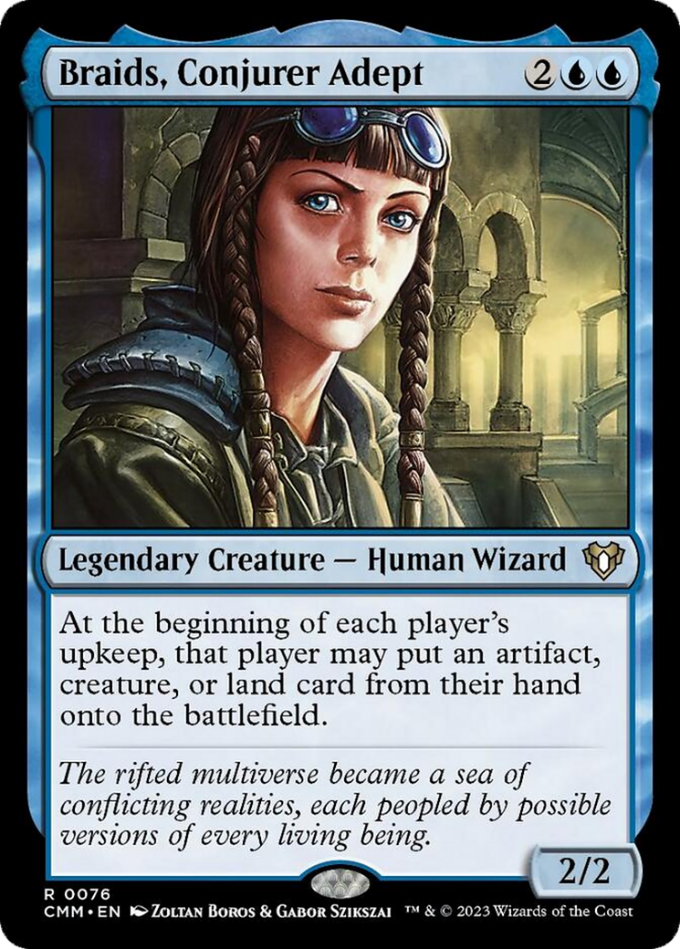 Braids, Conjurer Adept [Commander Masters] | Exor Games New Glasgow