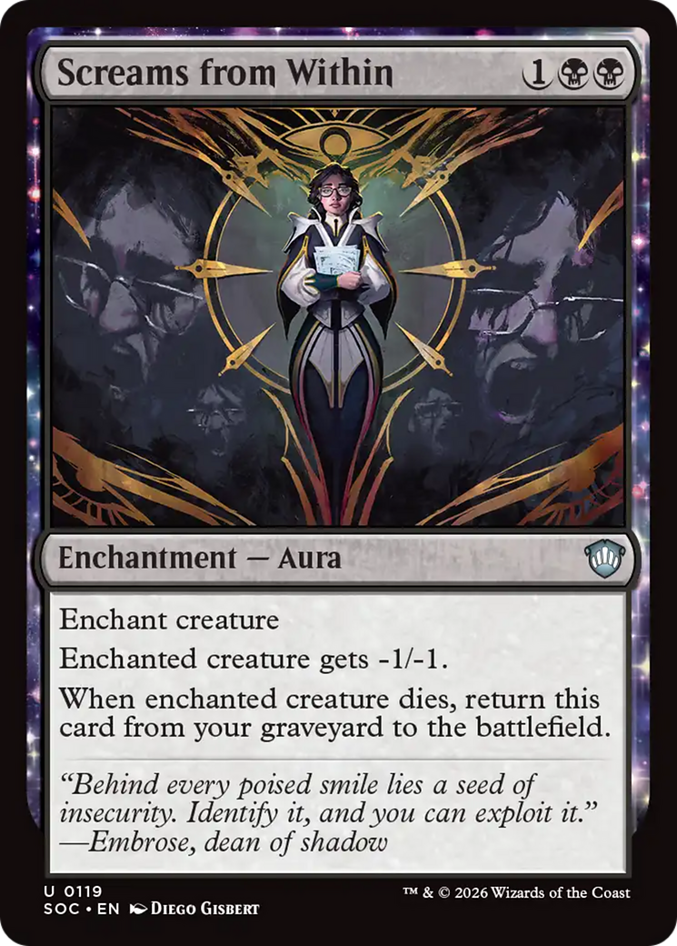 Screams from Within [Secrets of Strixhaven Commander] | Exor Games New Glasgow