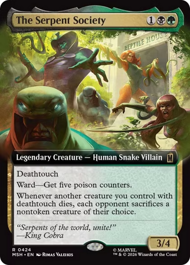 The Serpent Society (Extended Art) [Marvel Super Heroes] | Exor Games New Glasgow