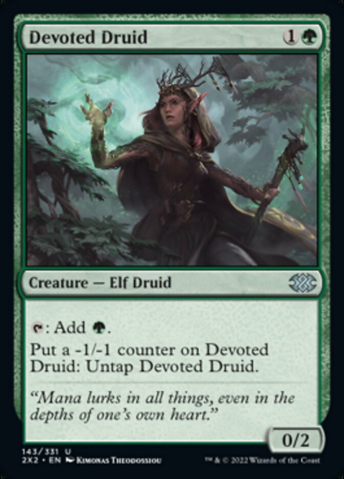 Devoted Druid [Double Masters 2022] | Exor Games New Glasgow