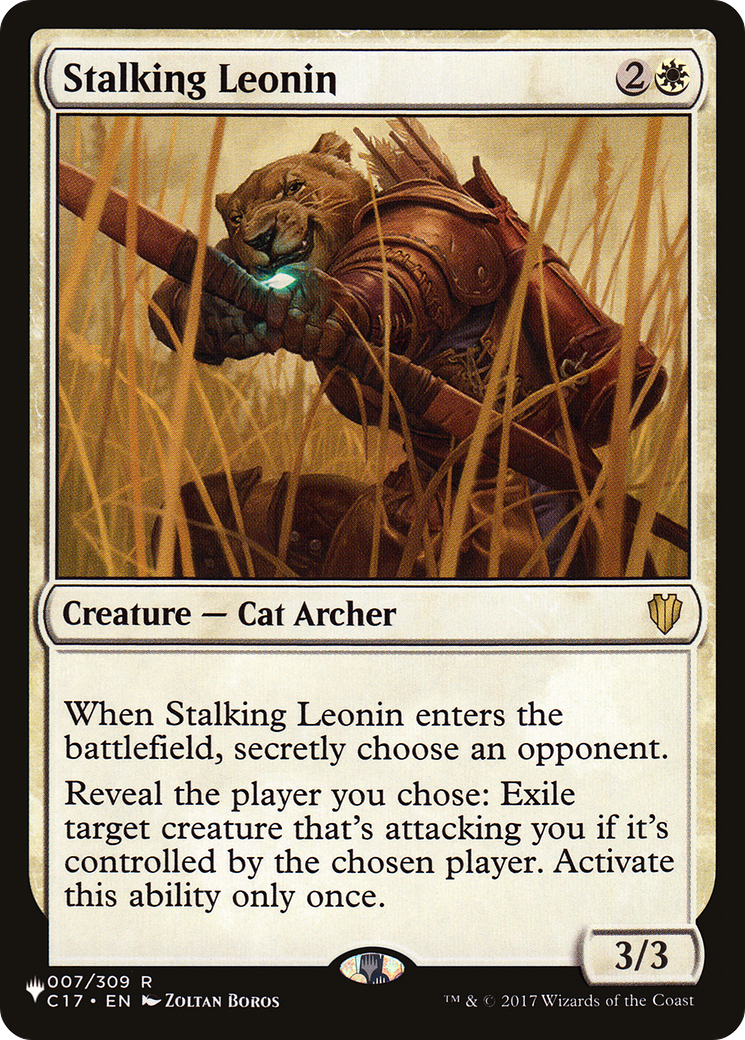 Stalking Leonin [The List] | Exor Games New Glasgow