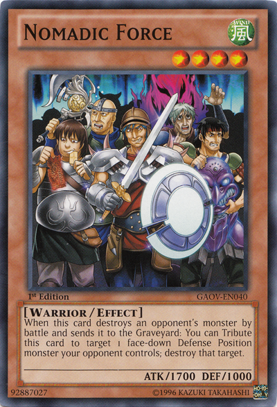 Nomadic Force [GAOV-EN040] Common | Exor Games New Glasgow