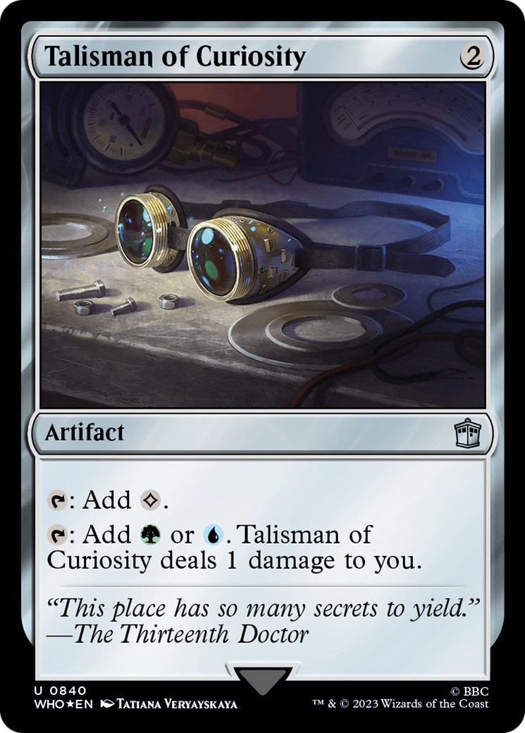 Talisman of Curiosity (Surge Foil) [Doctor Who] | Exor Games New Glasgow