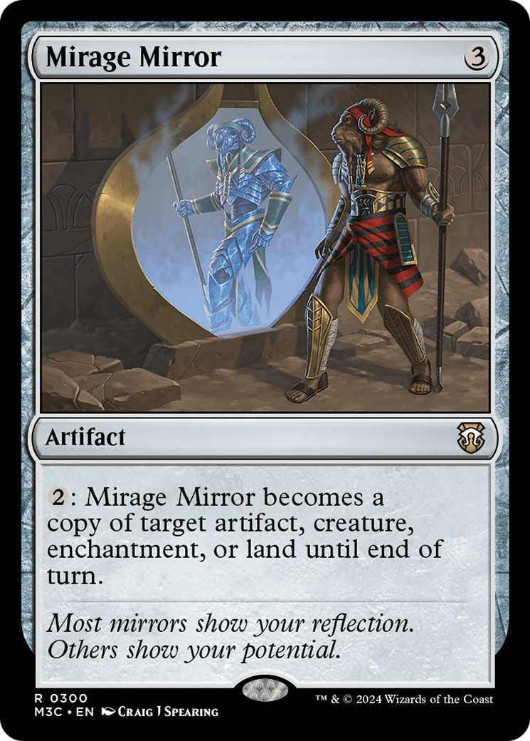 Mirage Mirror (Ripple Foil) [Modern Horizons 3 Commander] | Exor Games New Glasgow