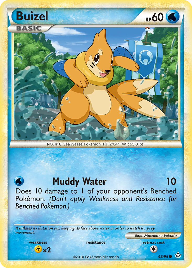 Buizel (45/95) [HeartGold & SoulSilver: Unleashed] | Exor Games New Glasgow