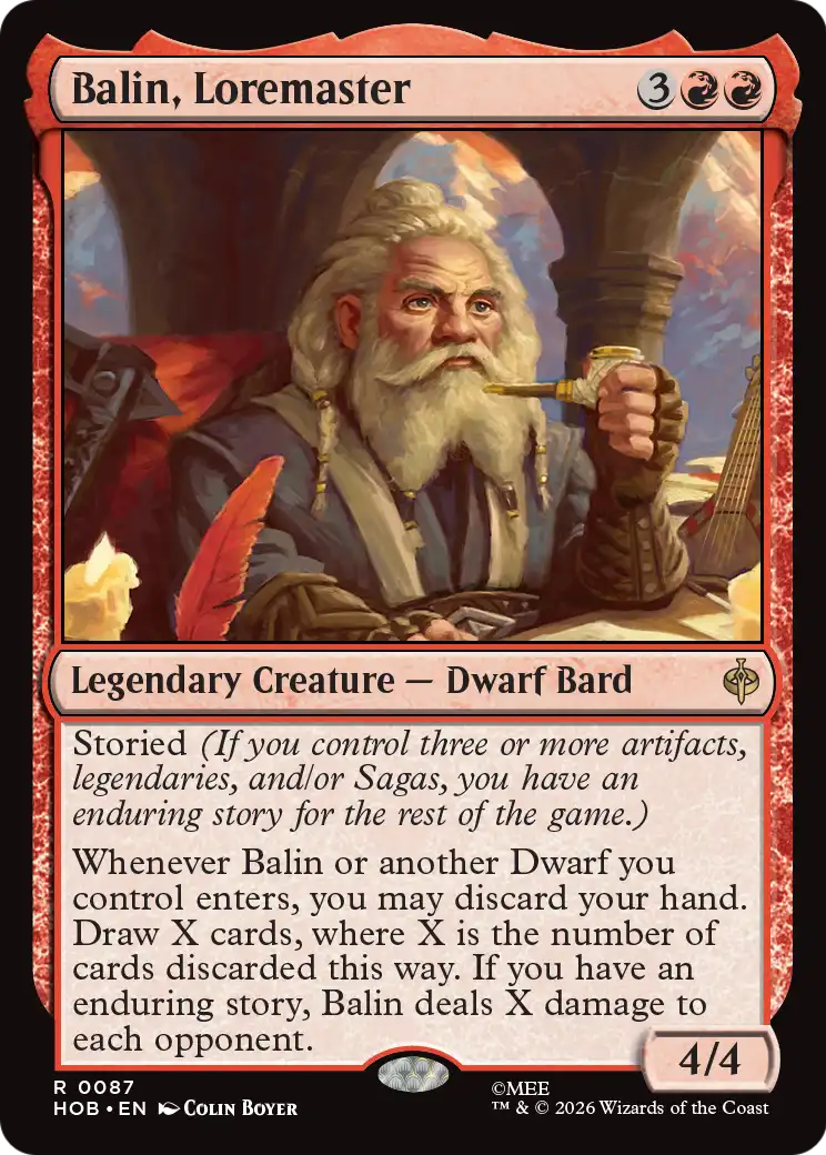 Balin, Loremaster [The Hobbit] | Exor Games New Glasgow