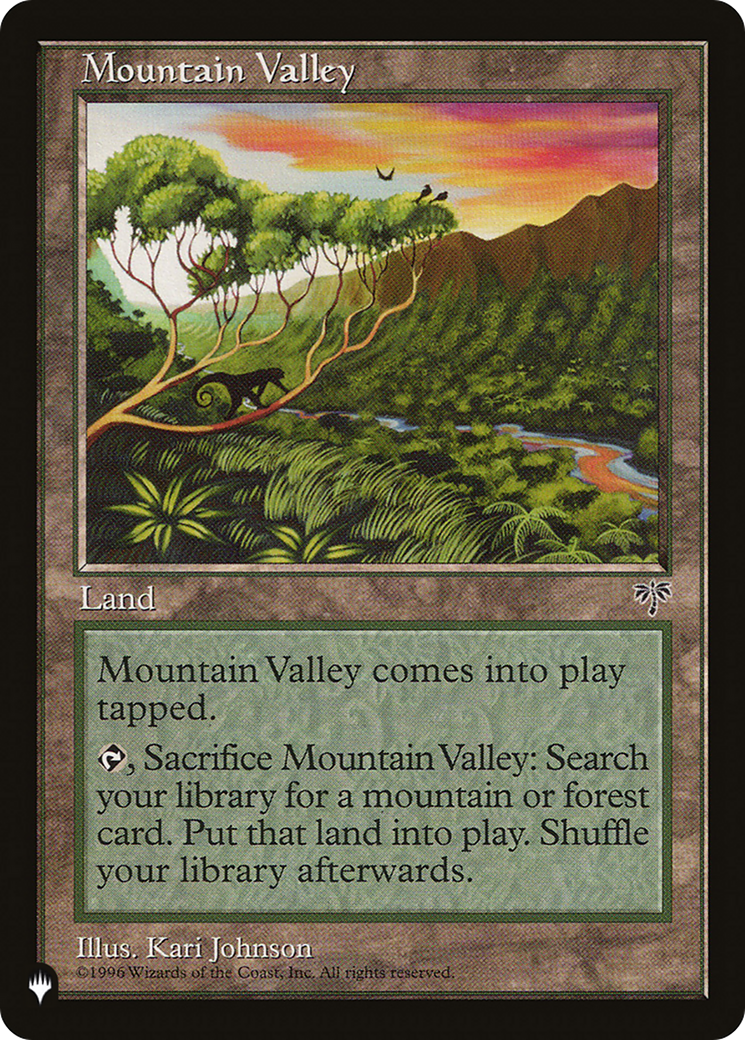 Mountain Valley [The List Reprints] | Exor Games New Glasgow