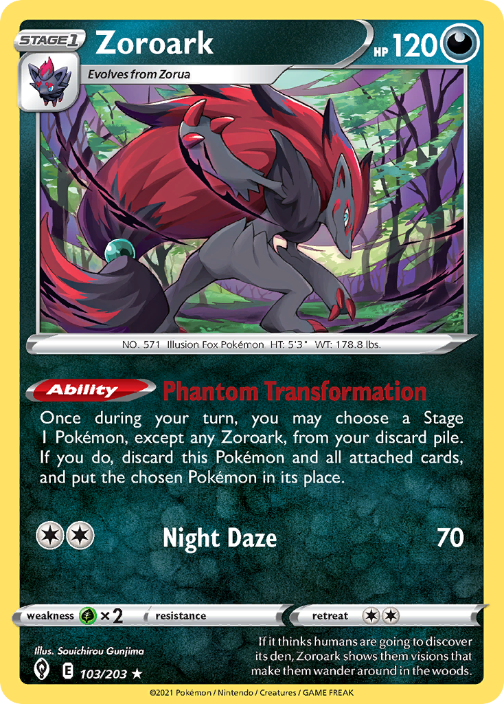 Zoroark (103/203) (Theme Deck Exclusive) [Sword & Shield: Evolving Skies] | Exor Games New Glasgow