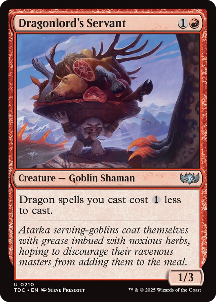 Dragonlord's Servant [Tarkir: Dragonstorm Commander] | Exor Games New Glasgow