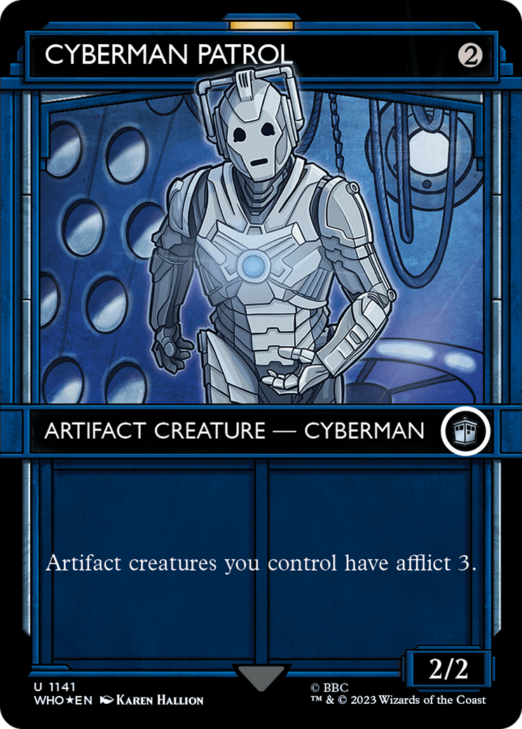 Cyberman Patrol (Showcase) (Surge Foil) [Doctor Who] | Exor Games New Glasgow