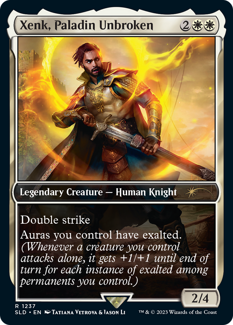 Xenk, Paladin Unbroken [Secret Lair Drop Series] | Exor Games New Glasgow