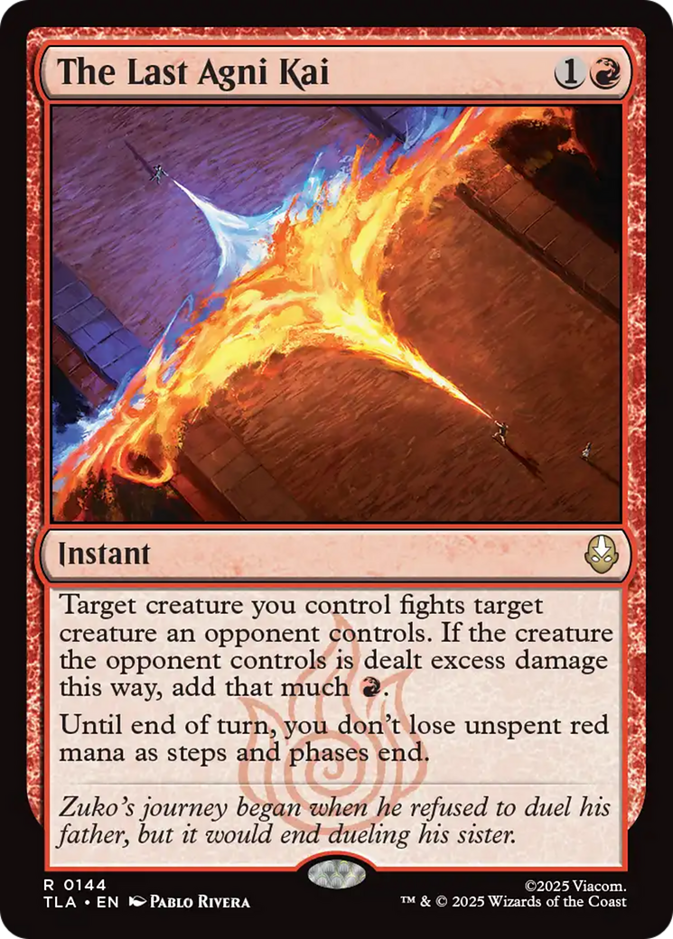 The Last Agni Kai [Avatar: The Last Airbender] | Exor Games New Glasgow