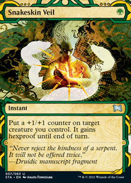 Snakeskin Veil (Foil Etched) [Strixhaven: Mystical Archive] | Exor Games New Glasgow
