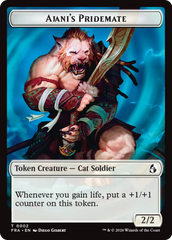 Ajani's Pridemate // Mowu Double-Sided Token [Reality Fracture Tokens] | Exor Games New Glasgow