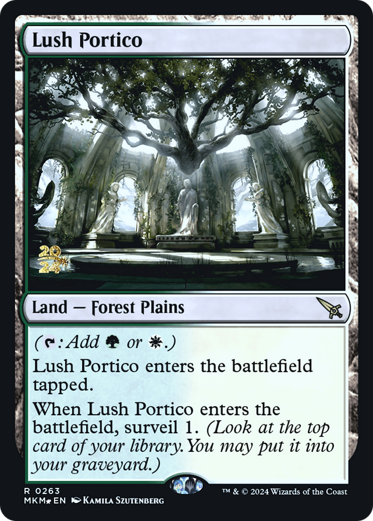 Lush Portico [Murders at Karlov Manor Prerelease Promos] | Exor Games New Glasgow