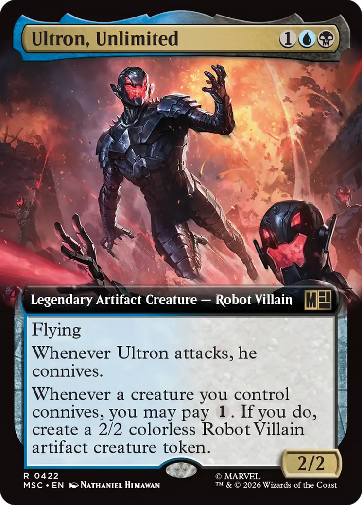 Ultron, Unlimited (Extended Art) [Marvel Super Heroes Commander] | Exor Games New Glasgow