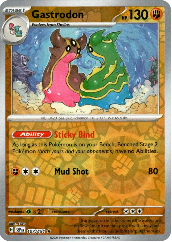 Gastrodon (107/191) [Scarlet & Violet: Surging Sparks] | Exor Games New Glasgow