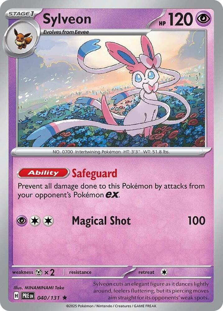 Sylveon (040/131) [Scarlet & Violet: Prismatic Evolutions] | Exor Games New Glasgow