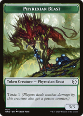 Phyrexian Beast Token [Phyrexia: All Will Be One Tokens] | Exor Games New Glasgow