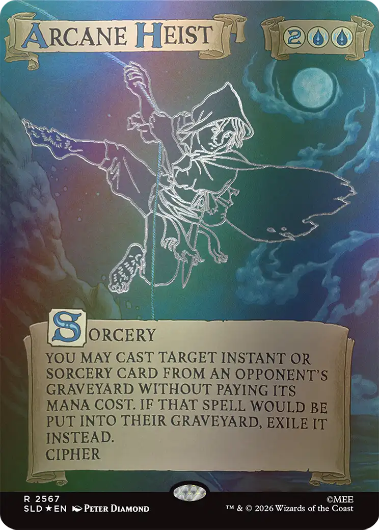 Arcane Heist (Out Of Sight Foil) [Secret Lair Drop Series] | Exor Games New Glasgow