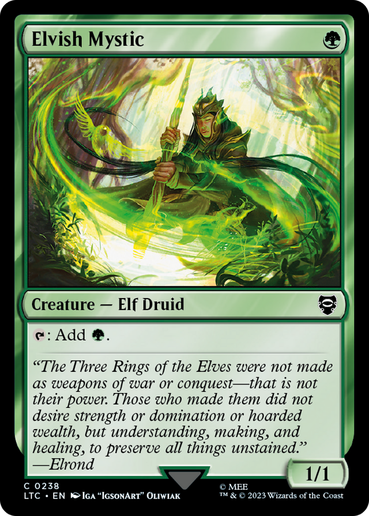 Elvish Mystic [The Lord of the Rings: Tales of Middle-Earth Commander] | Exor Games New Glasgow