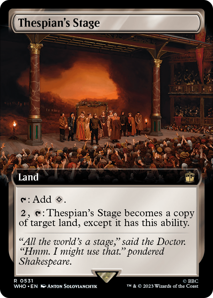 Thespian's Stage (Extended Art) [Doctor Who] | Exor Games New Glasgow
