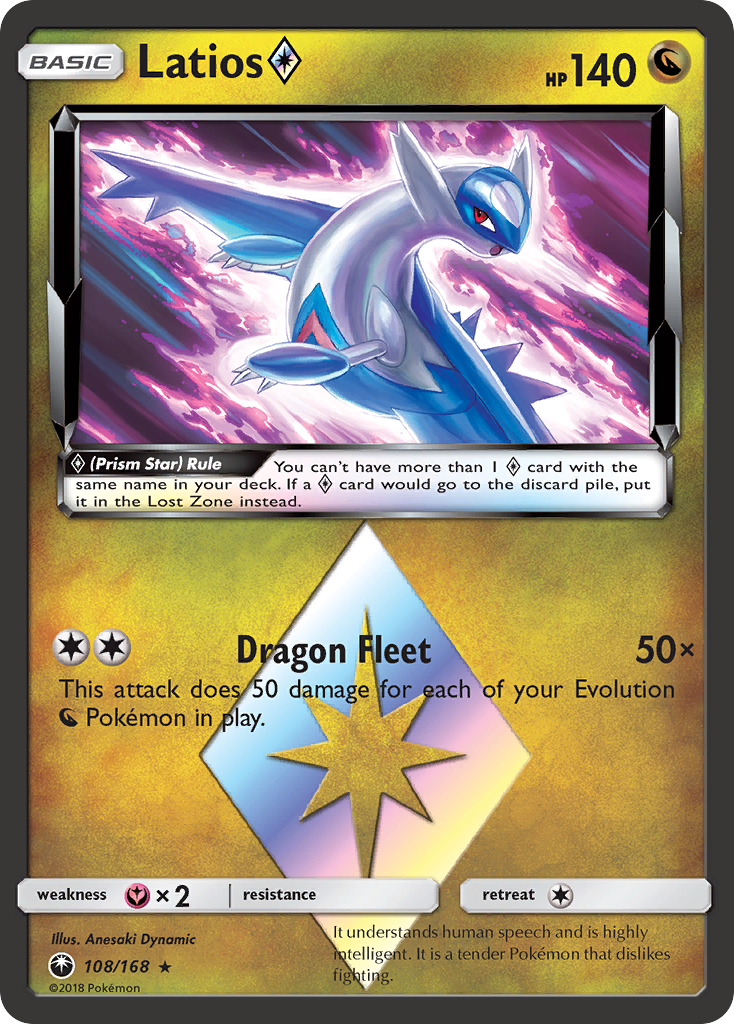 Latios (108/168) (Prism Star) [Sun & Moon: Celestial Storm] | Exor Games New Glasgow