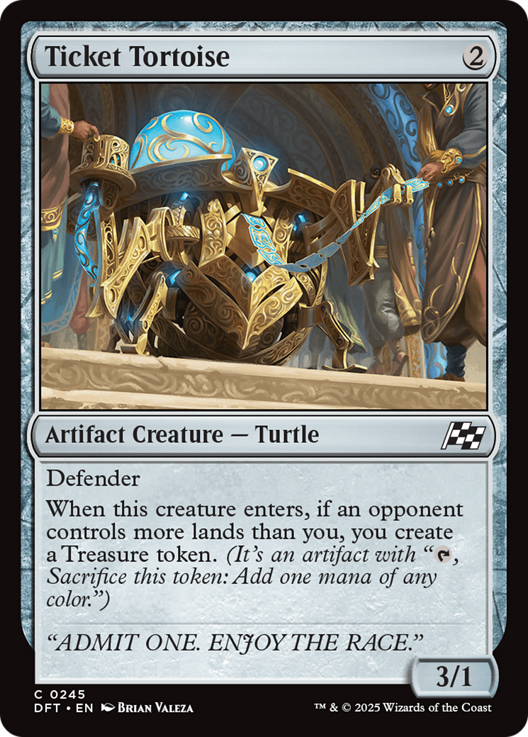 Ticket Tortoise [Aetherdrift] | Exor Games New Glasgow