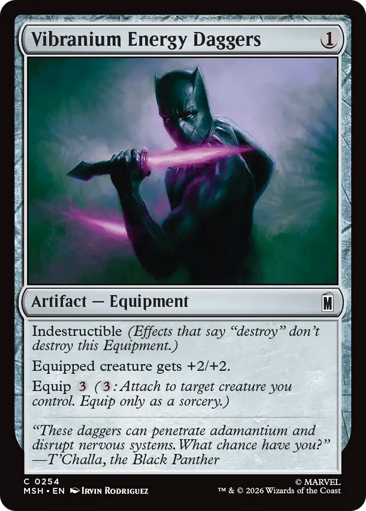 Vibranium Energy Daggers [Marvel Super Heroes] | Exor Games New Glasgow