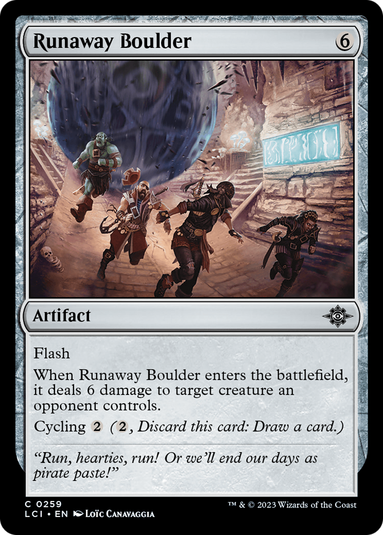 Runaway Boulder [The Lost Caverns of Ixalan] | Exor Games New Glasgow