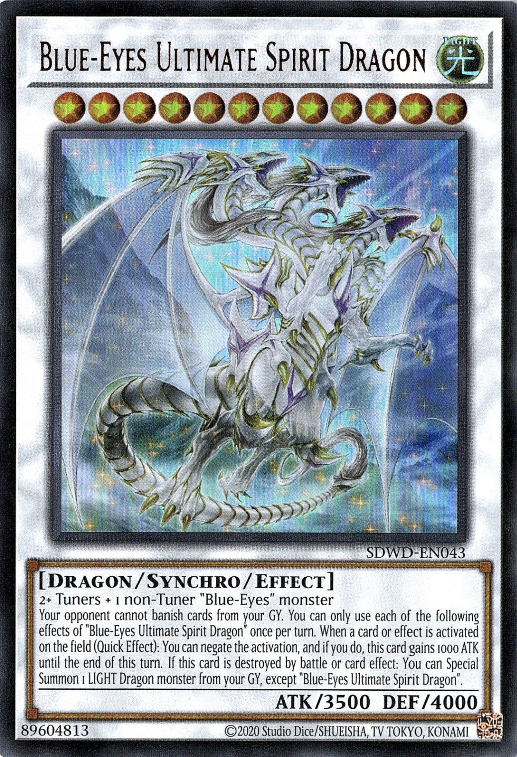 Blue-Eyes Ultimate Spirit Dragon (Unlimited) [SDWD-EN043] Ultra Rare | Exor Games New Glasgow