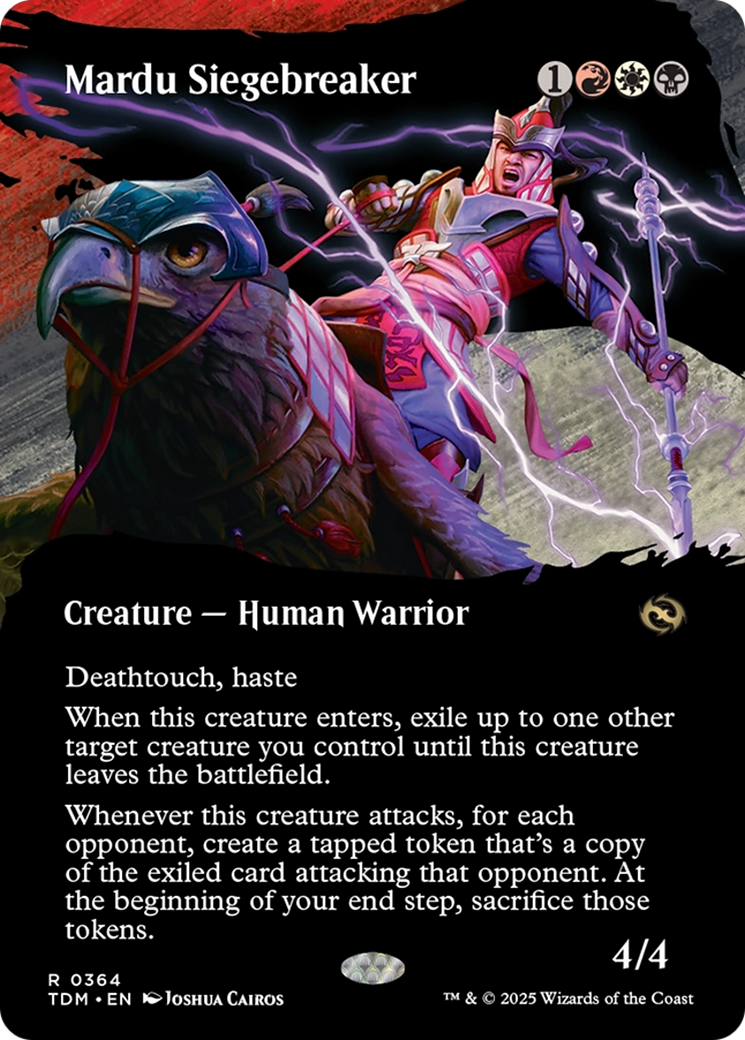 Mardu Siegebreaker (Borderless) [Tarkir: Dragonstorm] | Exor Games New Glasgow