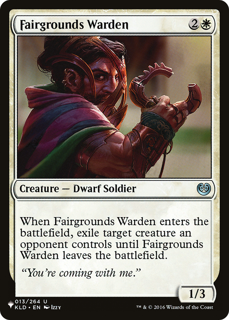 Fairgrounds Warden [The List Reprints] | Exor Games New Glasgow