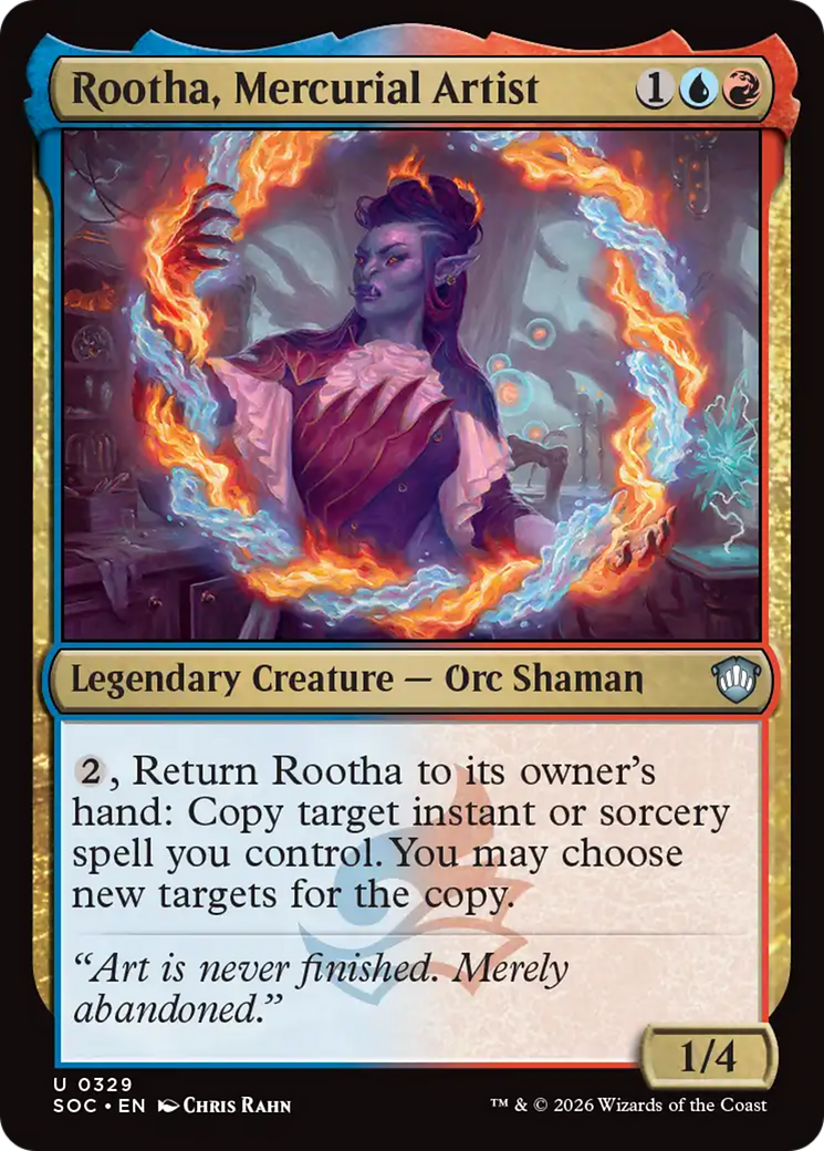 Rootha, Mercurial Artist [Secrets of Strixhaven Commander] | Exor Games New Glasgow